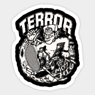 Vintage Terror band Poster Sticker